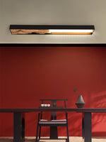 Topographic Lumen Wall Sconce – Sculptural Wood & LED Wall Light