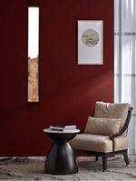 Topographic Lumen Wall Sconce – Sculptural Wood & LED Wall Light