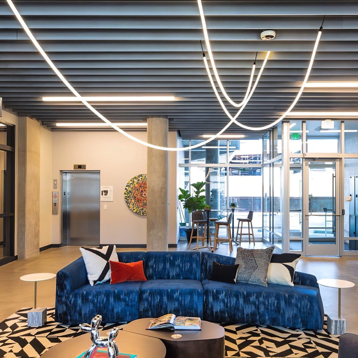 Flexible Curve Line Pendant Lamp