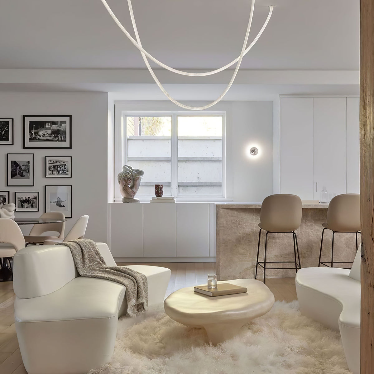 Flexible Curve Line Pendant Lamp