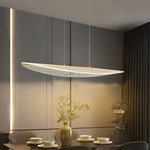 Transparent Leaf Pendant Light