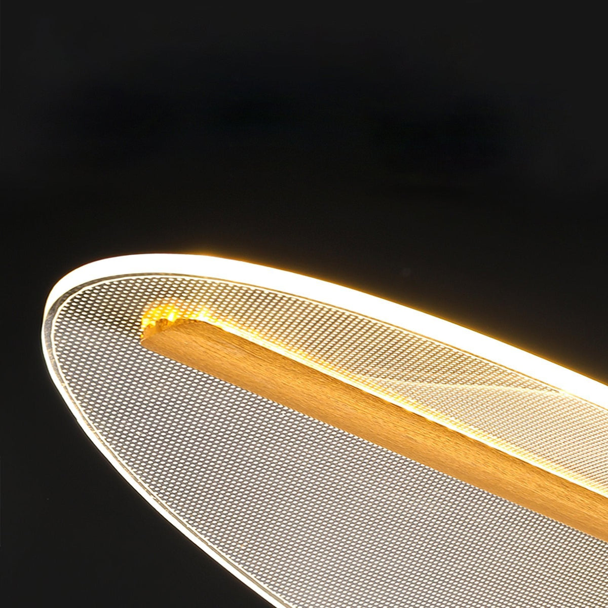Transparent Leaf Pendant Light