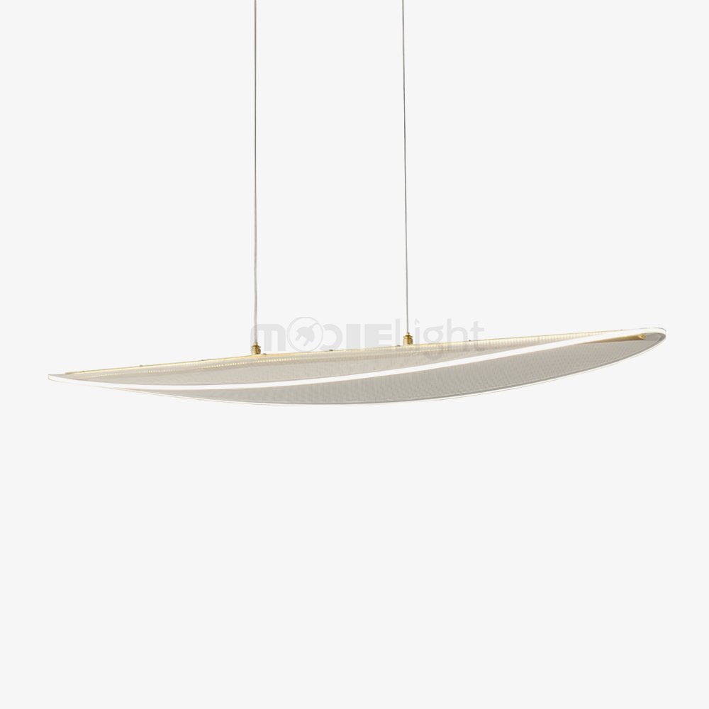 Transparent Leaf Pendant Light