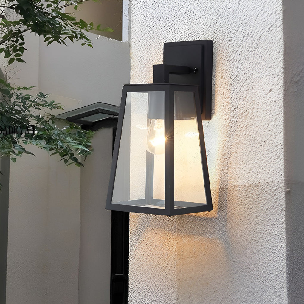 Trapezoidal Waterproof Led Vintage Outdoor Wall Light Wall Sconce Lighting
