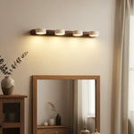 Travertine Duo Wood Wall Light 1