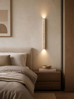 Travertine Wall Sconce with Up and Down Lighting
