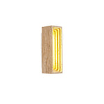 Canyon Travertine Wall Sconce — Sculptural Stone LED Wall Light
