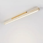 Travertine Linear Ceiling Light – Natural Stone LED Fixture for Modern Interiors