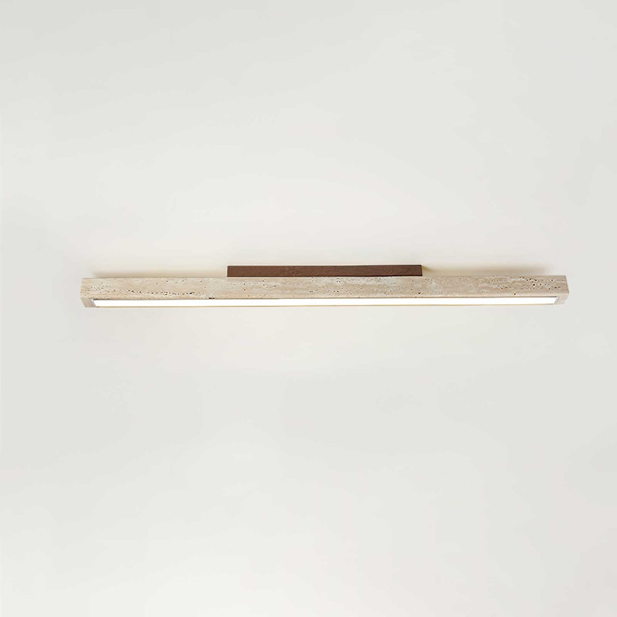 Travertine Linear Ceiling Light – Natural Stone LED Fixture for Modern Interiors