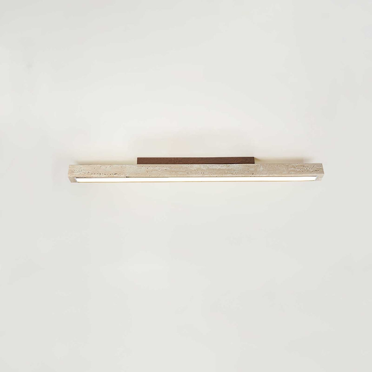 Travertine Linear Ceiling Light – Natural Stone LED Fixture for Modern Interiors