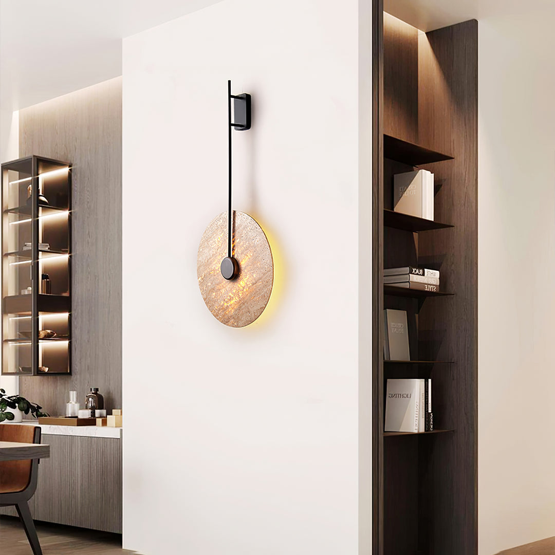 travertine-disc-wall-lamp