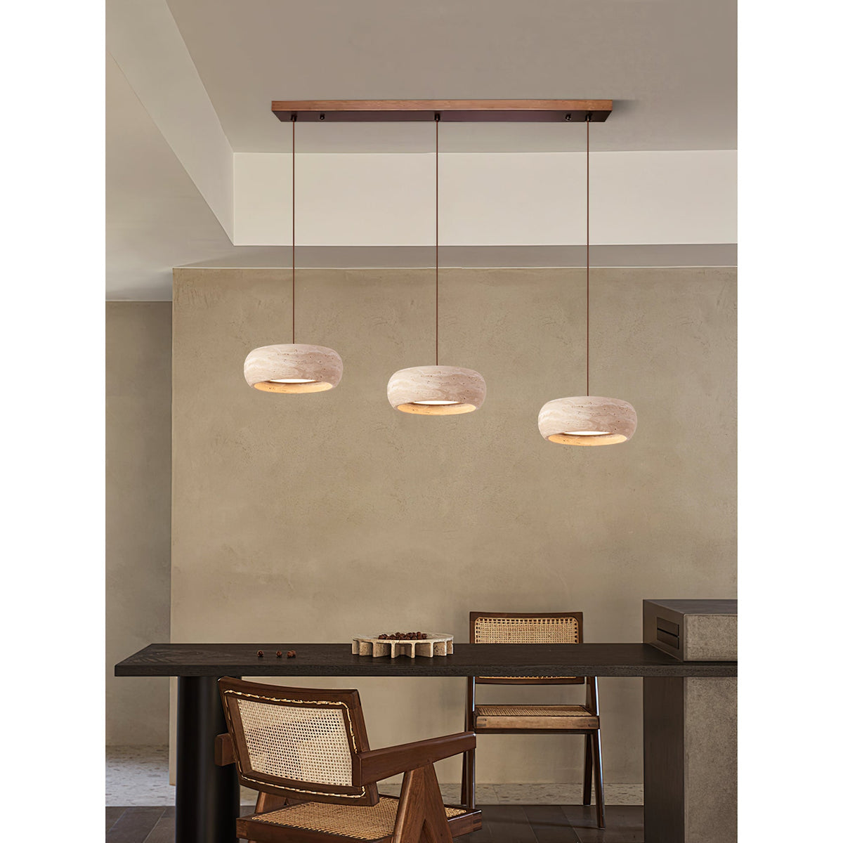 travertine-drum-pendant-lamp