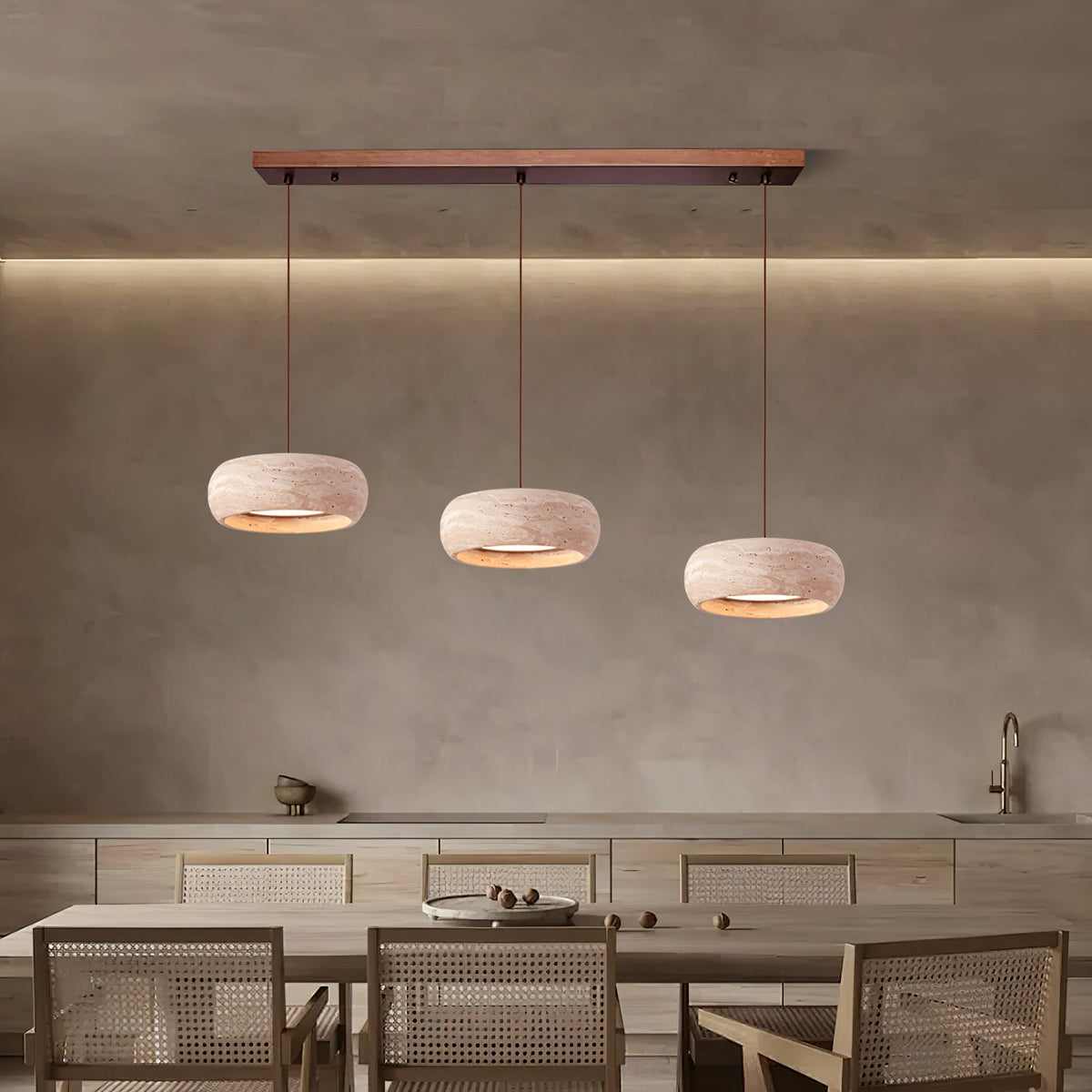 travertine-drum-pendant-lamp
