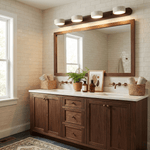 Travertine Duo Wall Sconce — Natural Stone LED Wall Light