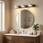 Travertine Duo Wall Sconce — Natural Stone LED Wall Light