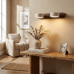 Travertine Duo Cordless LED Wall Sconce with Touch Dimming