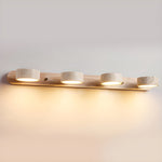 Travertine Duo Wall Sconce — Natural Stone LED Wall Light