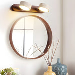 Travertine Duo Wall Sconce — Natural Stone LED Wall Light