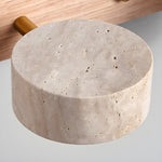 Travertine Duo Cordless LED Wall Sconce with Touch Dimming