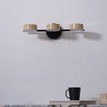 Traviso Beam Vanity Light – Travertine LED Wall Sconce, Modern Minimalist Bathroom Lighting