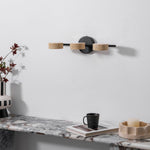 Traviso Beam Vanity Light – Travertine LED Wall Sconce, Modern Minimalist Bathroom Lighting