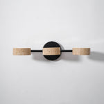 Traviso Beam Vanity Light – Travertine LED Wall Sconce, Modern Minimalist Bathroom Lighting