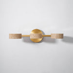 Traviso Beam Vanity Light – Travertine LED Wall Sconce, Modern Minimalist Bathroom Lighting