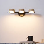 Traviso Beam Vanity Light – Travertine LED Wall Sconce, Modern Minimalist Bathroom Lighting