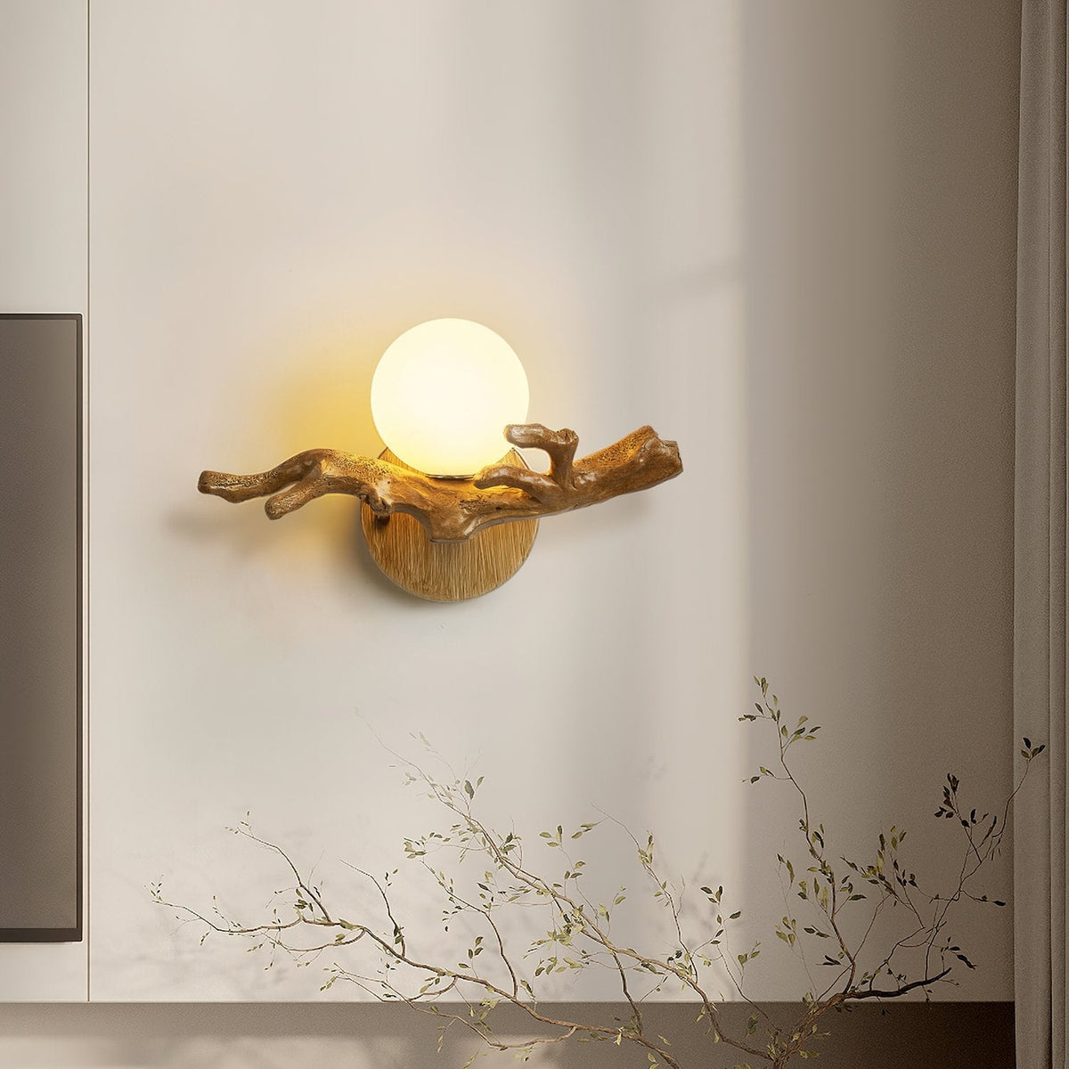 Tree Branch Wall Lamp