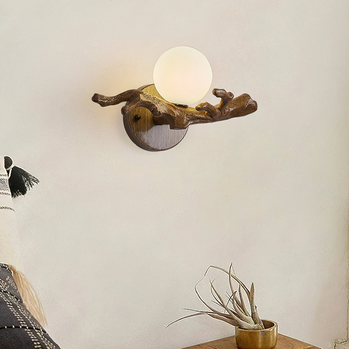 Tree Branch Wall Lamp