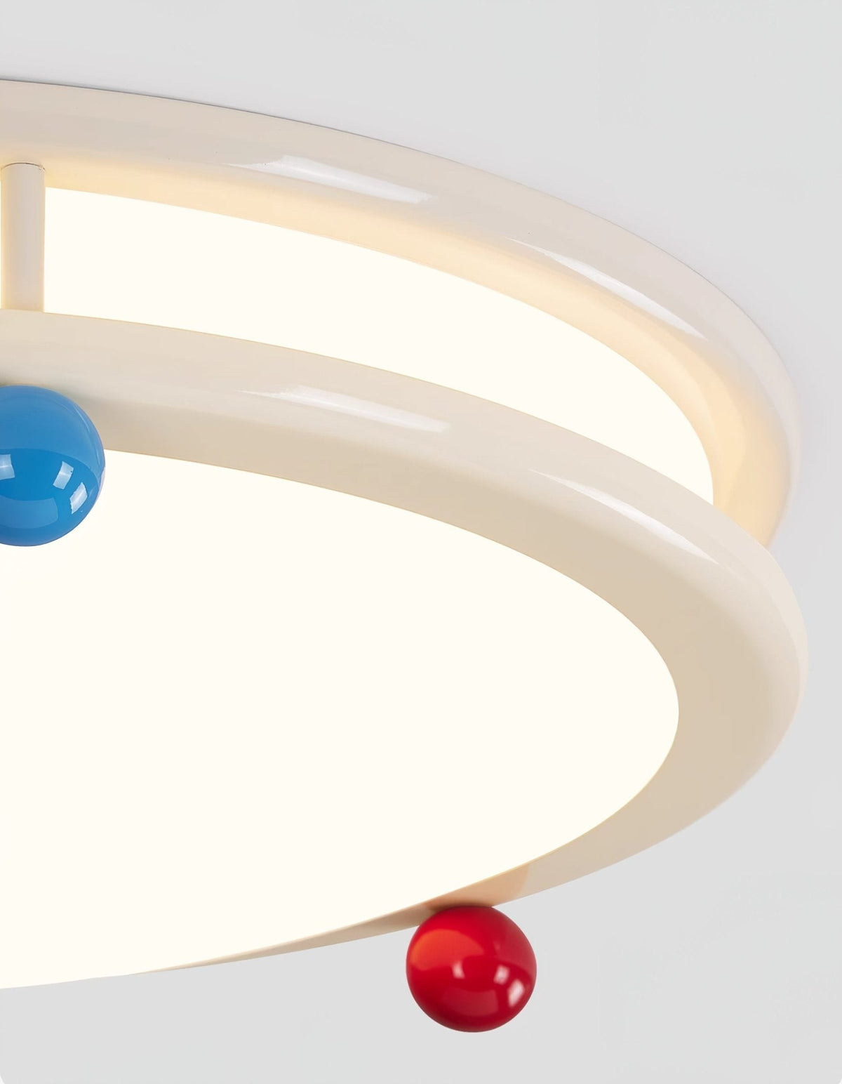Trio Memphis Ceiling Light – Modern Flush Mount with Colorful Spheres