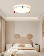 Trio Memphis Ceiling Light – Modern Flush Mount with Colorful Spheres