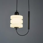 Triple Puck Pendant light