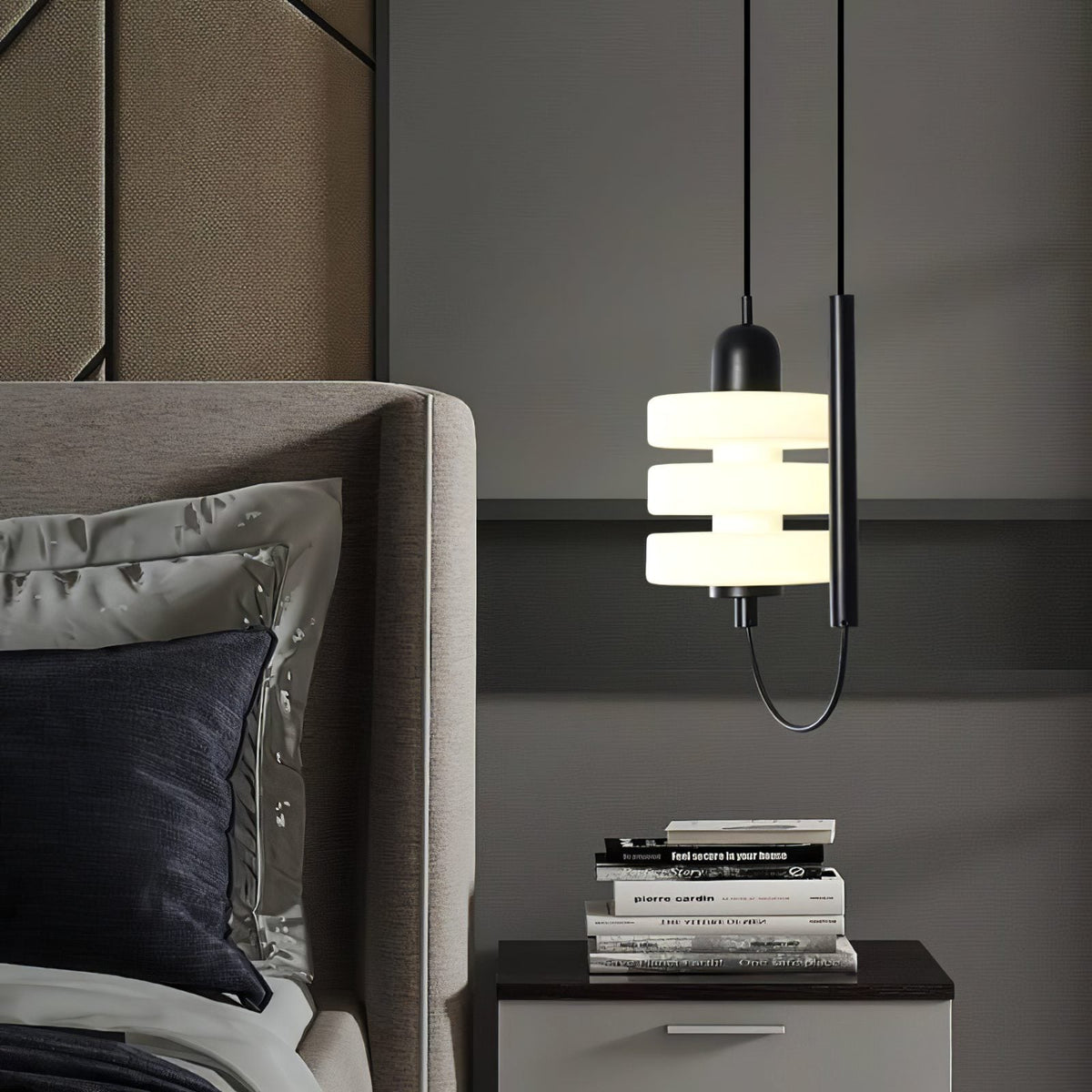 Triple Puck Pendant light