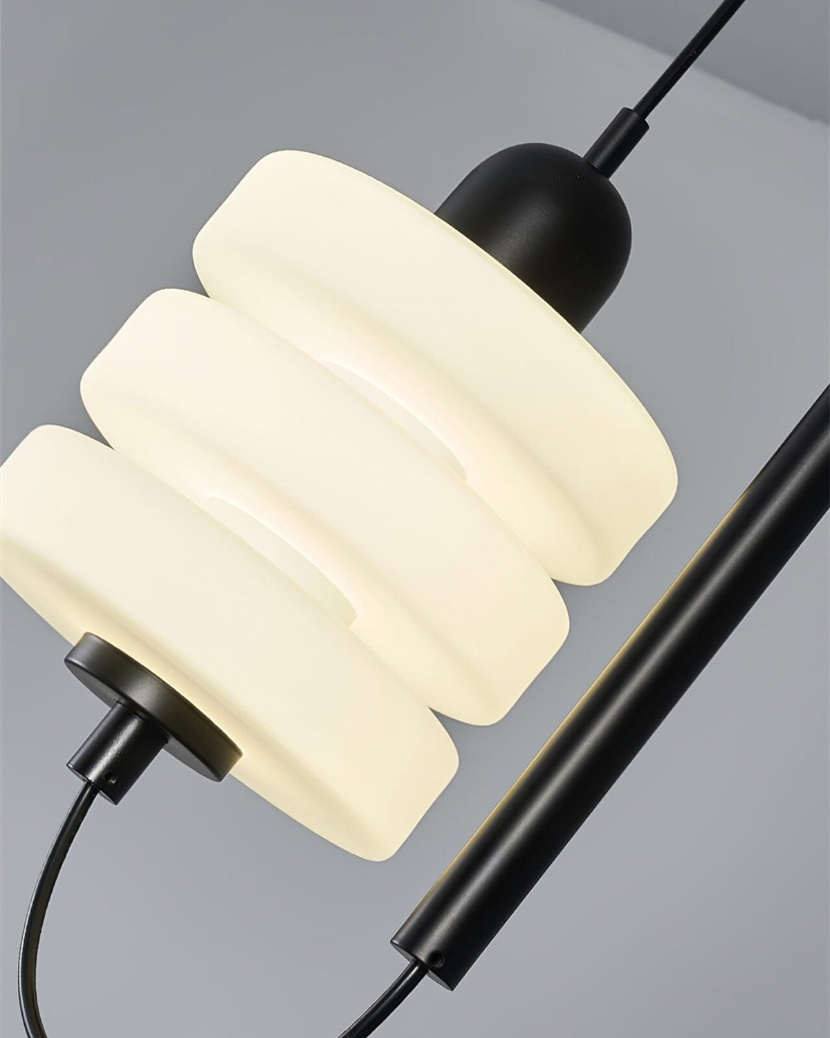 Triple Puck Pendant light