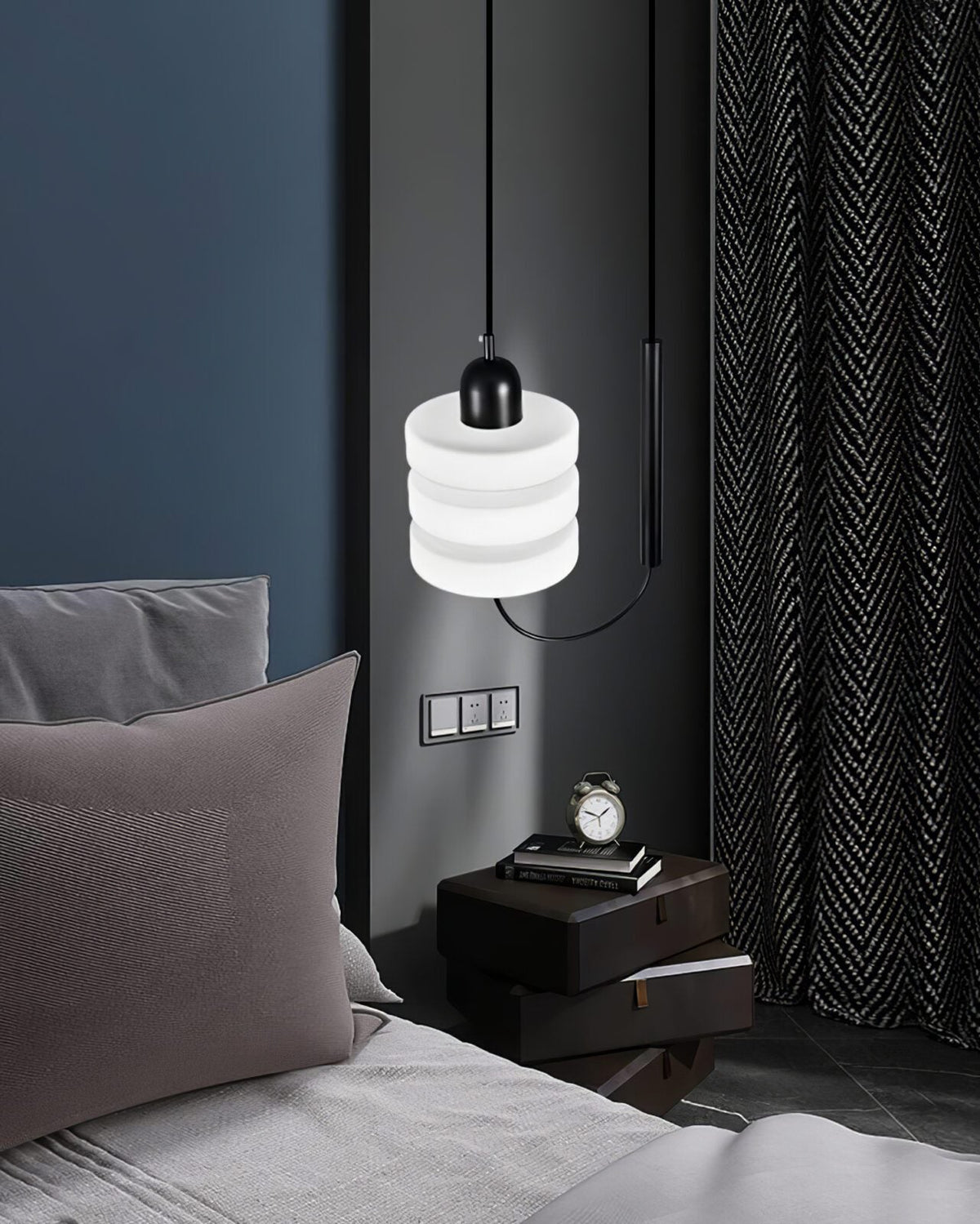 Triple Puck Pendant light