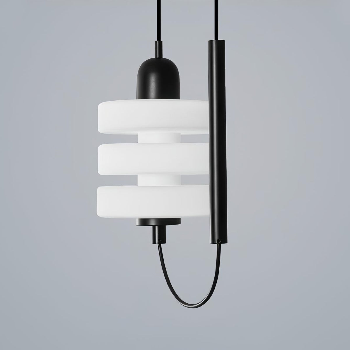 Triple Puck Pendant light