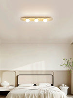 Trivara Triple Bar Ceiling Light in Travertine