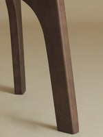 Trivelle Tripod Floor Lamp in Walnut and Gold with Pleated Fabric Shade