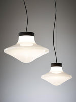 Trottola Modern Glass Pendant Light for Dining Room and Living Space