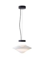Trottola Modern Glass Pendant Light for Dining Room and Living Space
