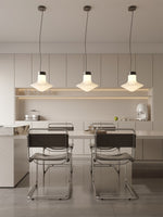 Trottola Modern Glass Pendant Light for Dining Room and Living Space