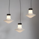 Trottola Modern Glass Pendant Light for Dining Room and Living Space