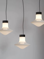 Trottola Modern Glass Pendant Light for Dining Room and Living Space