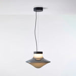 Trottola Modern Glass Pendant Light for Dining Room and Living Space