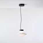 Trottola Modern Glass Pendant Light for Dining Room and Living Space
