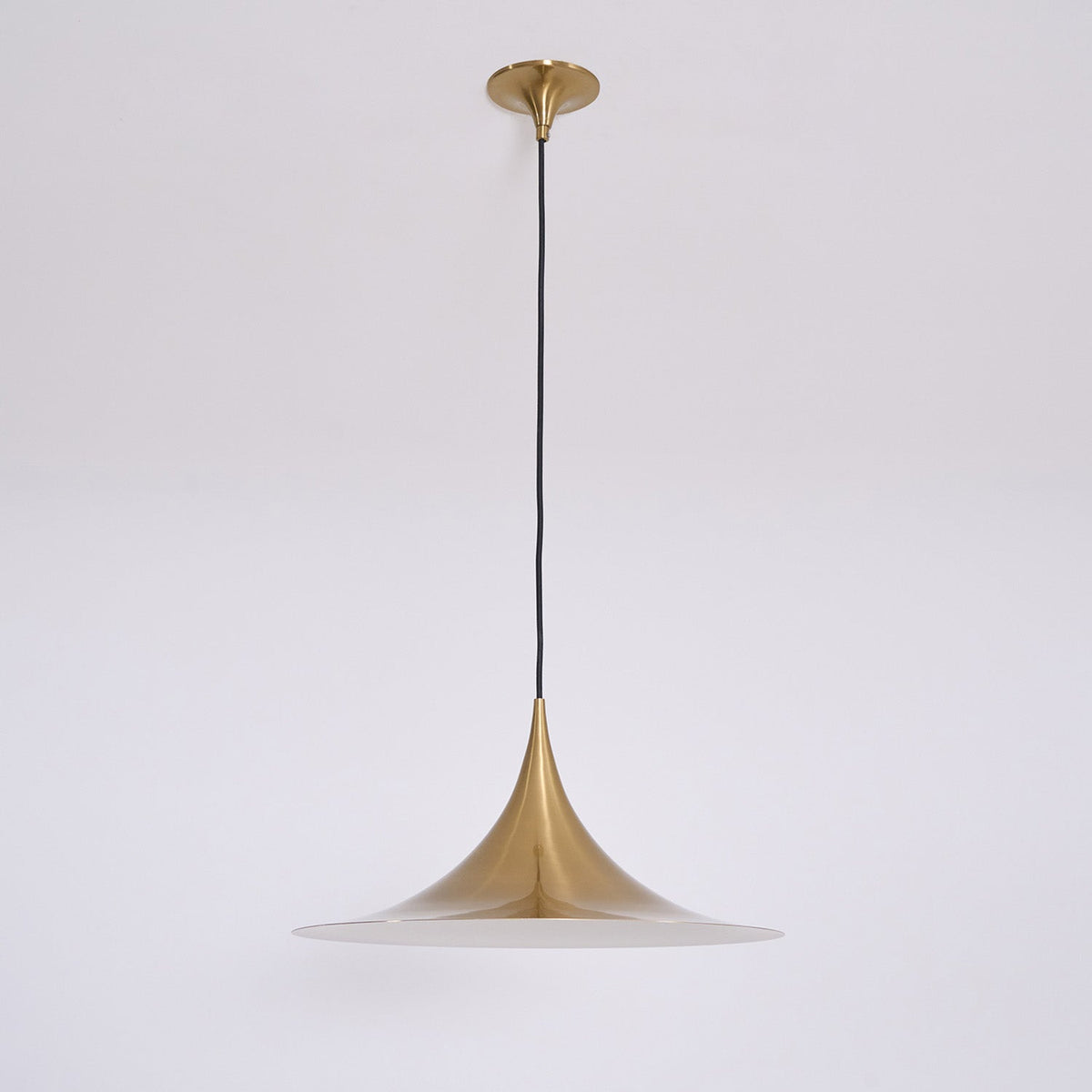 Semi Arch Pendant Light – Designer Aluminum Swag Lamp for Dining & Living Spaces