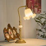 Tulip Brass Table Lamp