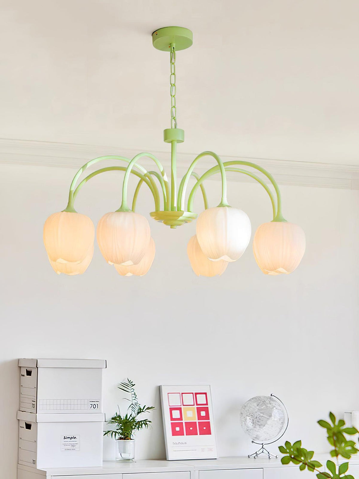 tulip-matcha-chandelier