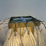 Tuliva Glass Ceiling Light – Modern Flush Mount for Living & Dining